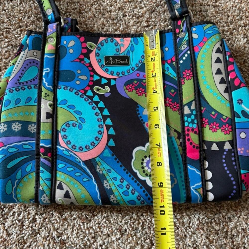 Beach by CLC Water Resistant Handbag Blue Green Psalm 16:11 Mother's Day - Picture 10 of 11